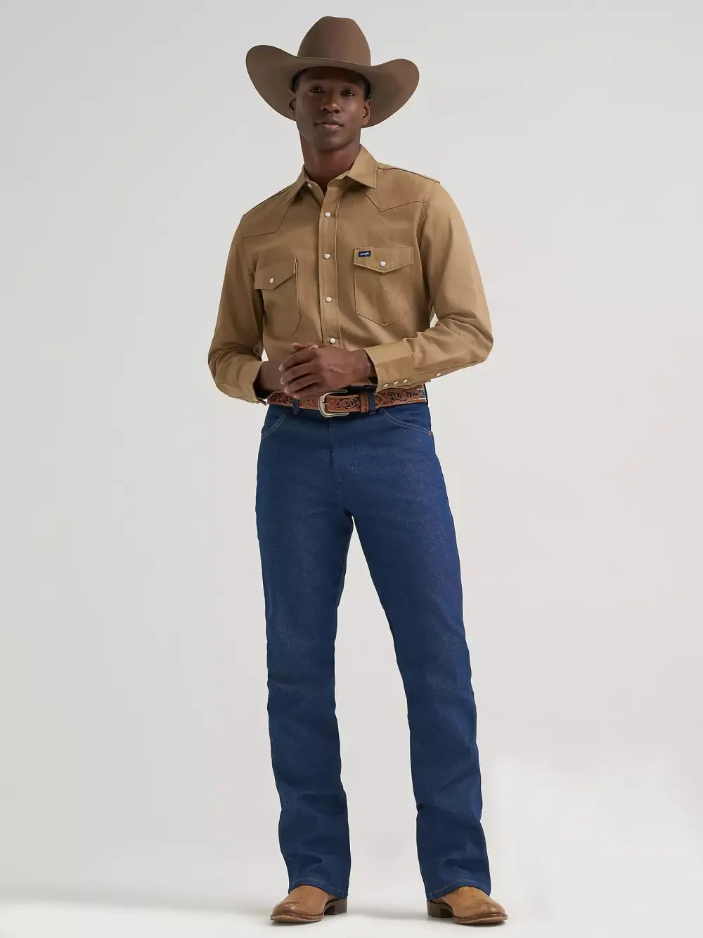 WRANGLER COWBOY CUT BOOT JEAN RIGID - REGULAR FIT IN NAVY