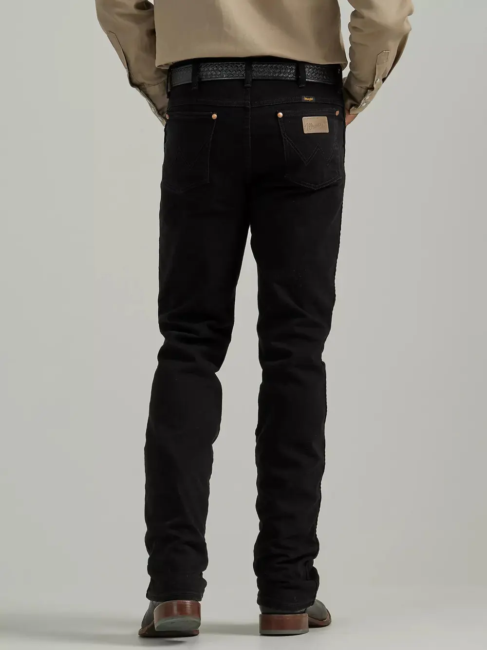 WRANGLER COWBOY CUT SLIM FIT ACTIVE FLEX JEANS IN BLEACH
