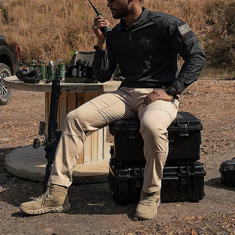 [BestDeals]  Men’s Tactica EDC Cargo Pant Waterproof Elastic Fabric Ripstop Versatile Outdoor