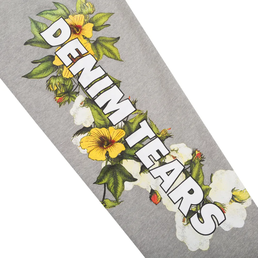 DT Floral Logo Sweatpant Grey