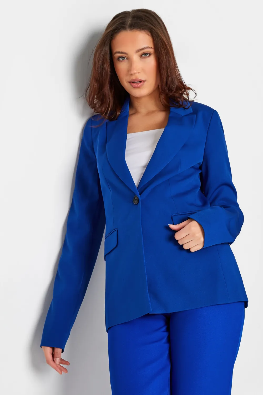 LTS Tall Bright Blue Tailored Blazer