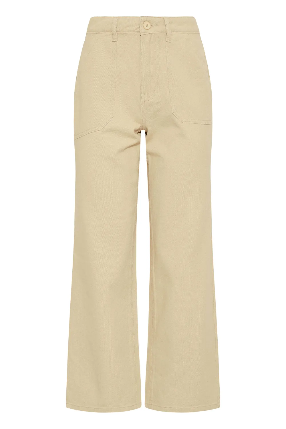 LTS Tall Bright Pink Cotton Twill Wide Leg Cropped Trousers