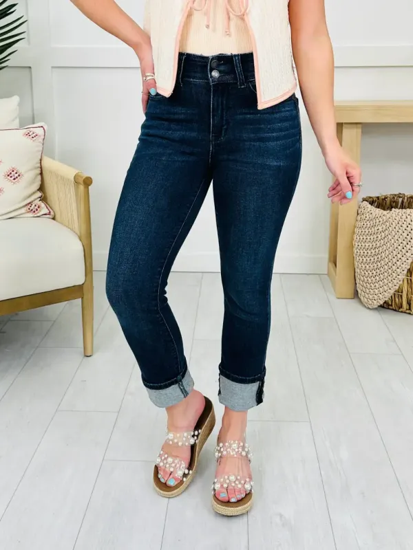 Judy Blue Double Take High Rise Capris