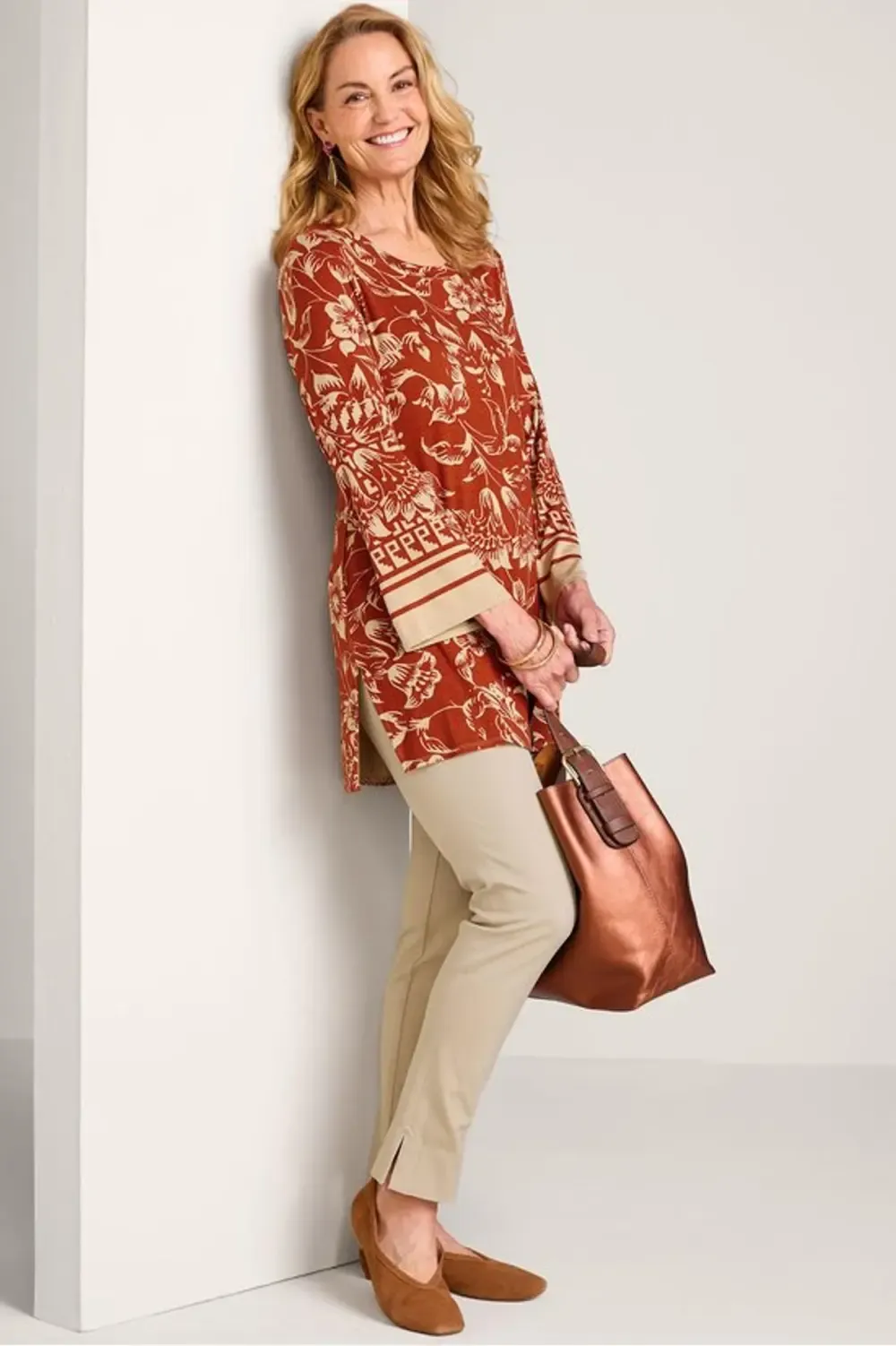 Asteria Bracelet Sleeve Knit Tunic