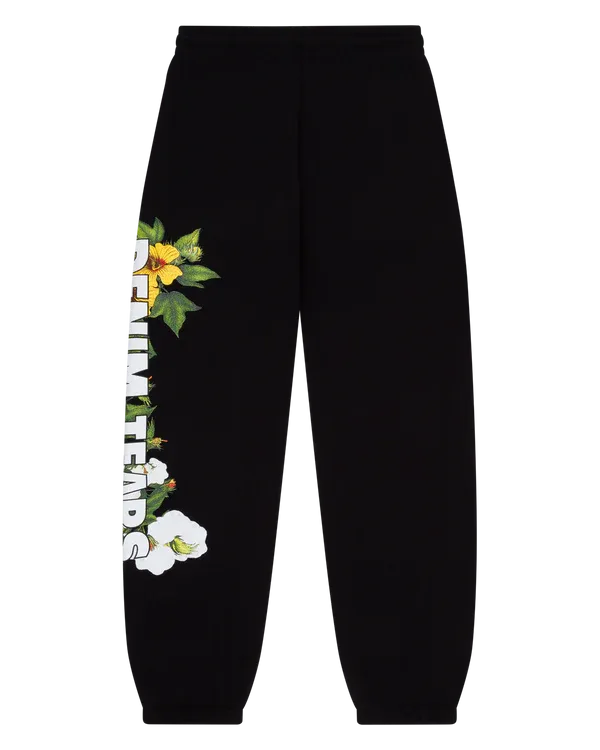 DT Floral Logo Sweatpant Black