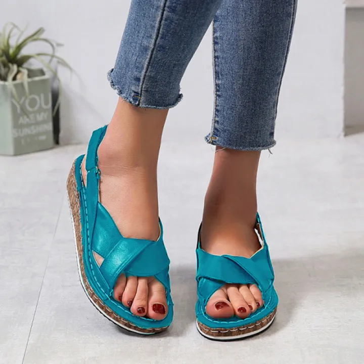 Comfortable wedge sandals
