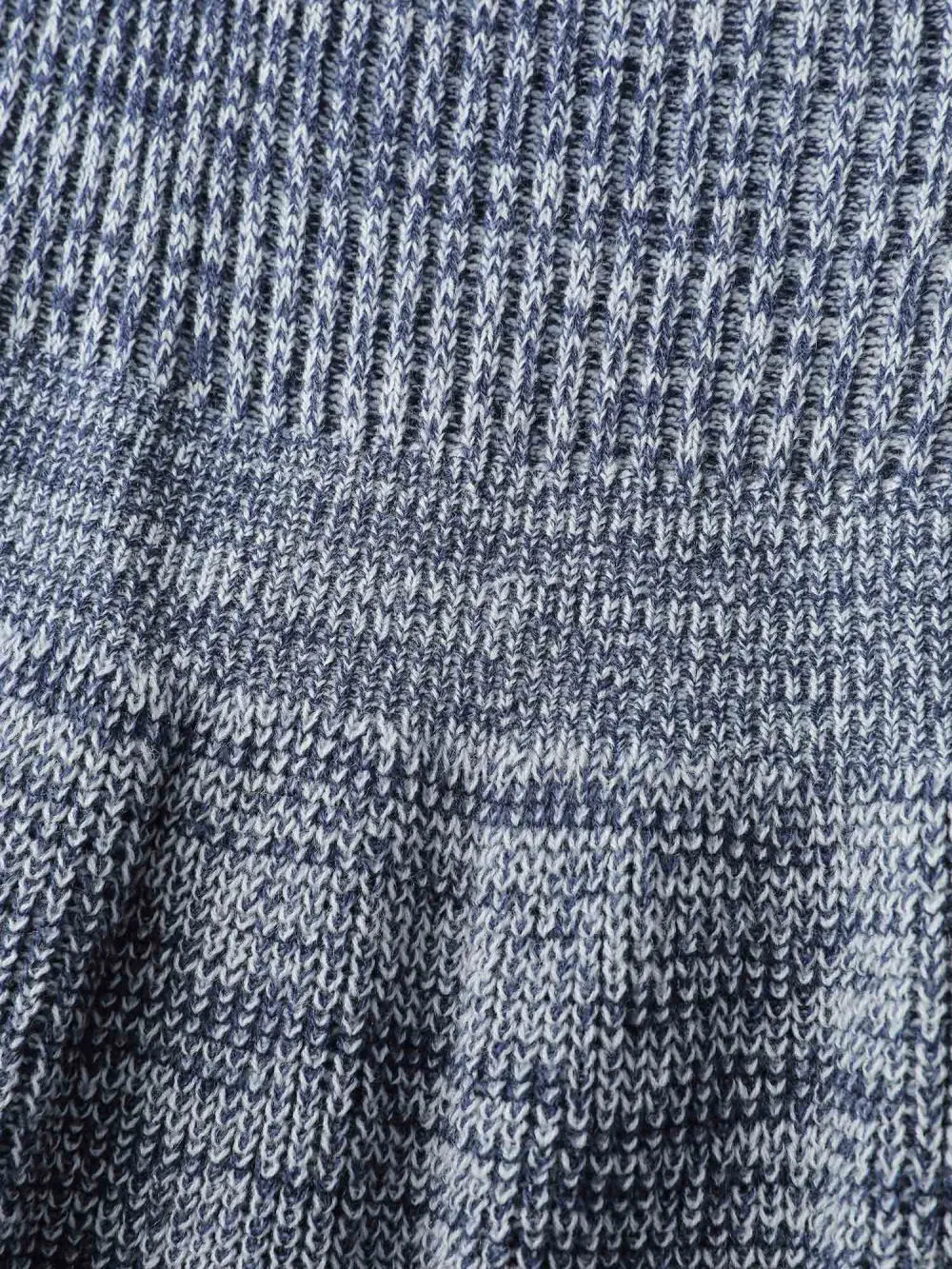 Floral Jacquard Print Mixed Yarn Knit Midi Dress