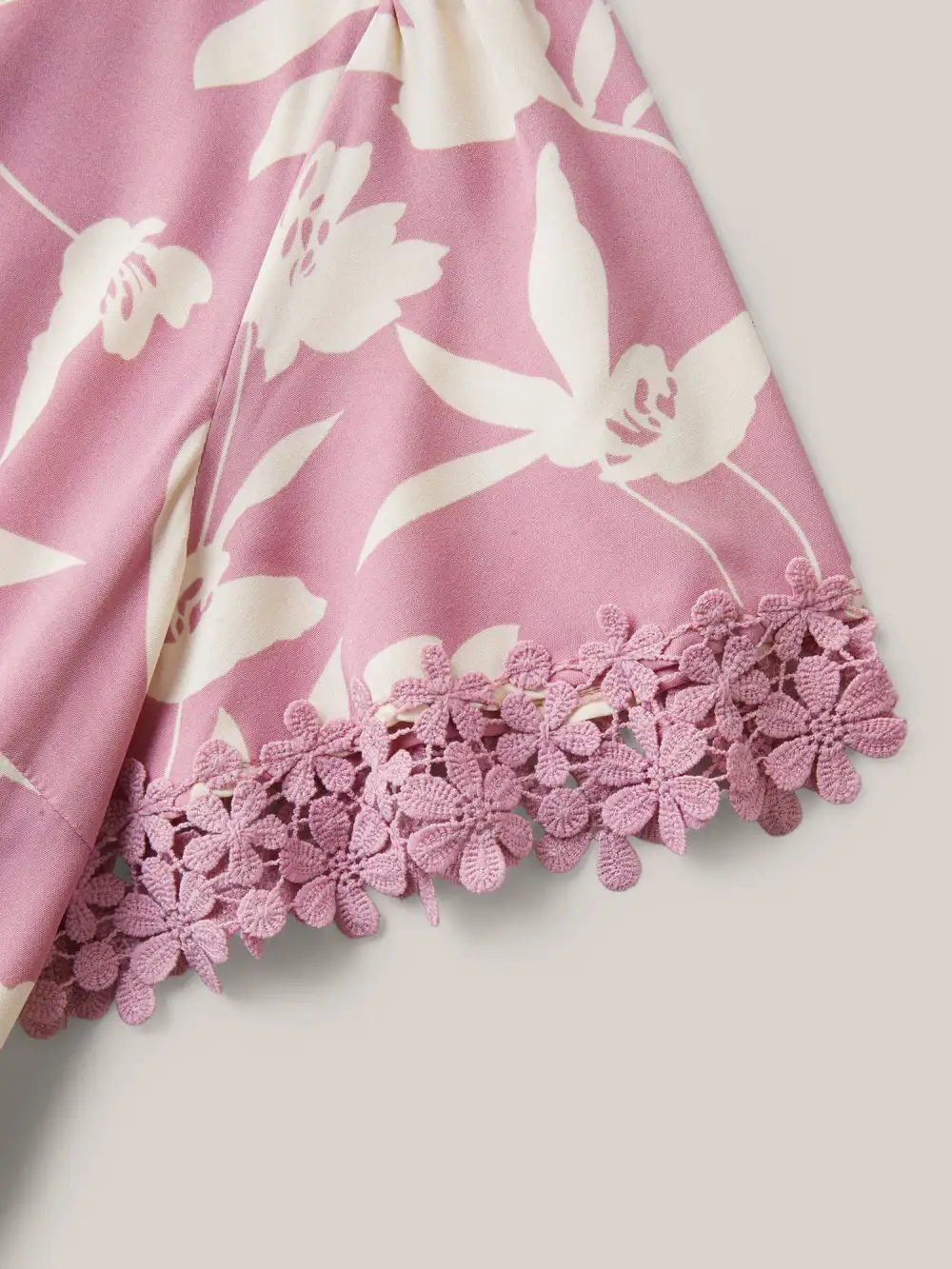 Floral Print Back Tie Jumpsuit