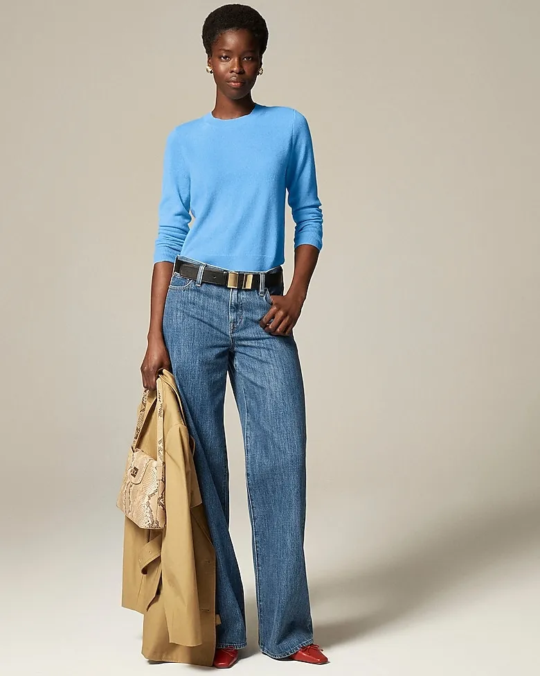 Cashmere classic-fit crewneck sweater