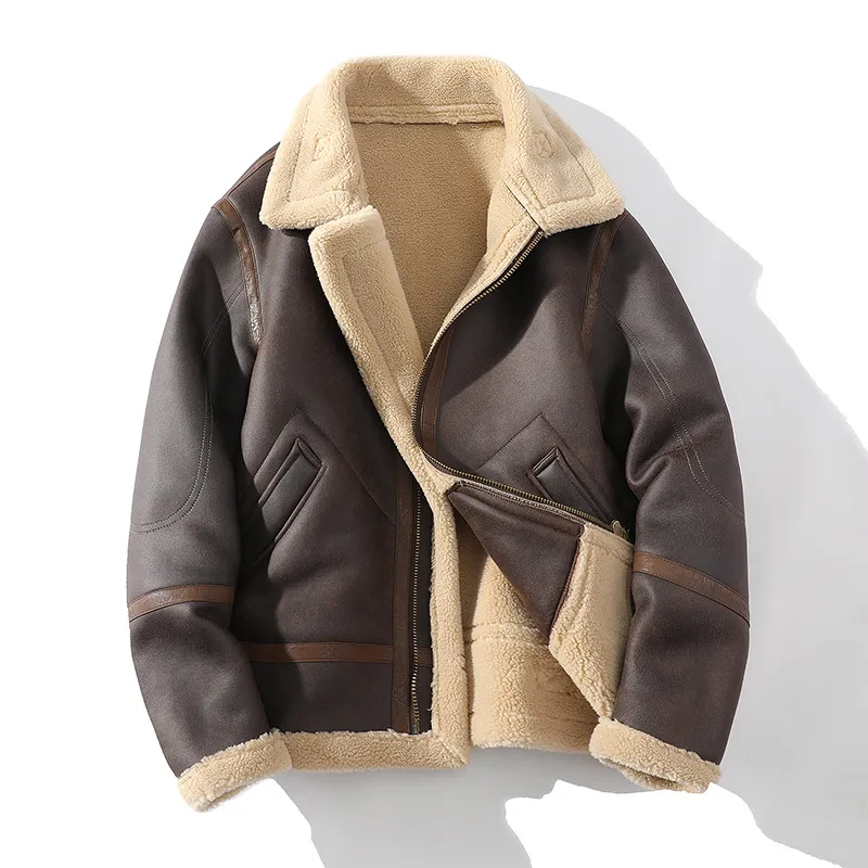 The Flying Tigers Men's Sheepskin Bomber Jacket Luc. 103