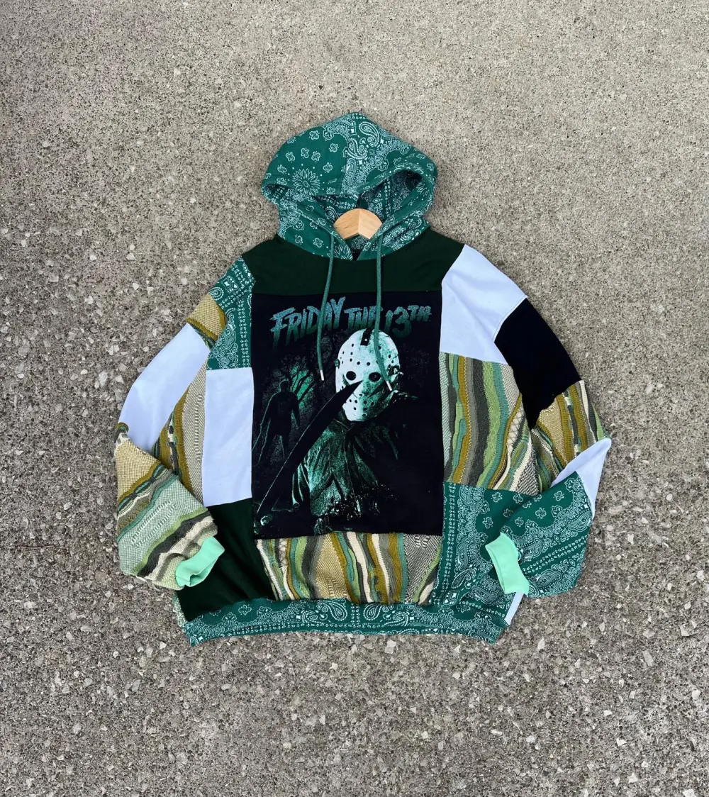 Green hoodie sweatshirts how perfect and cozy piece for your Halloween day