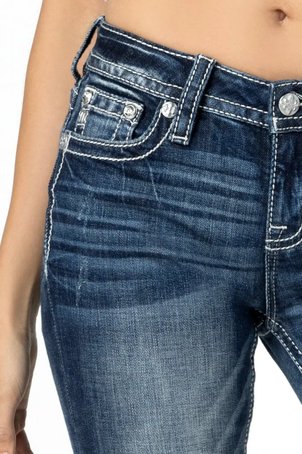 Spring Bloom Slim Bootcut Jeans