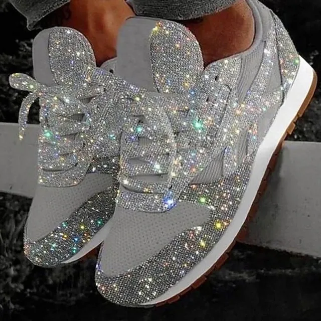 (Clearance Sale⚡) Women's Trainers Athletic Bling Bling Sneakers