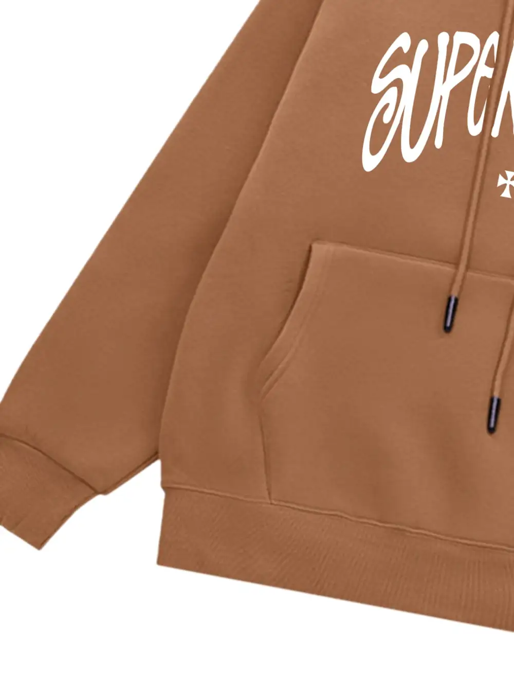 Interest Letter Print Hoodie
