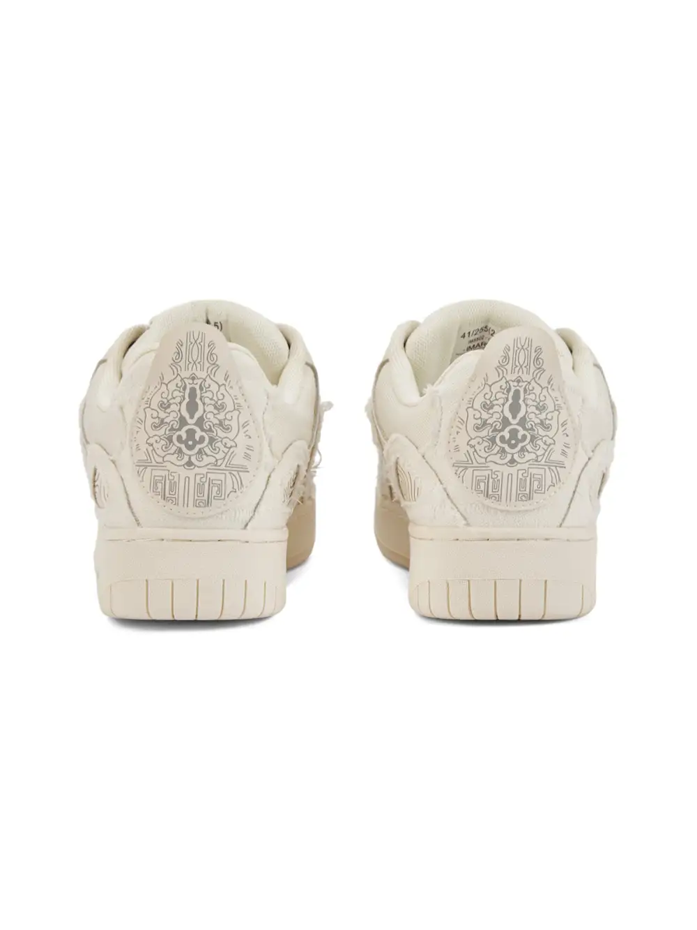 Embroidered Letter Shoes - 2107