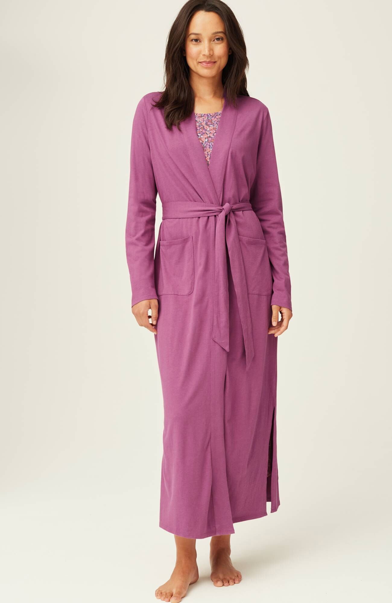sleep ultrasoft patch-pocket robe