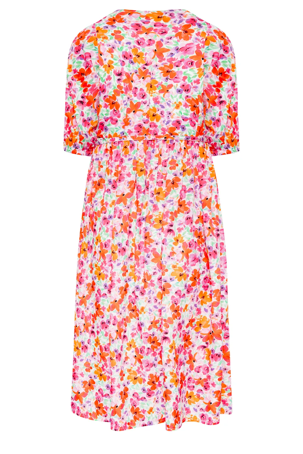 YOURS Curve Green Floral Midaxi Dress