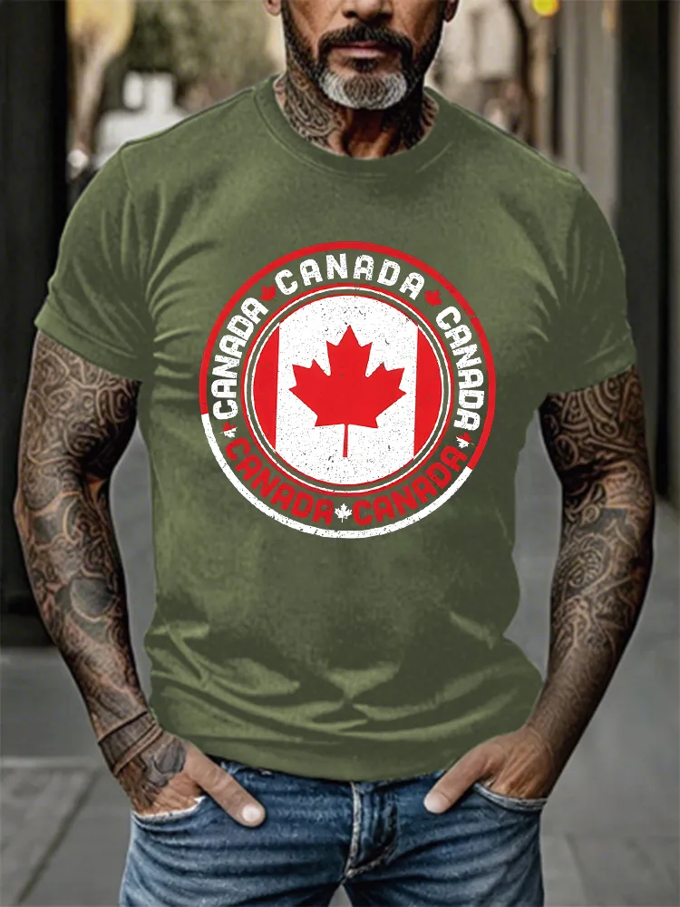 Men'S We Are Canada Strong We Will Never Yield To Tru.p T-Shirt