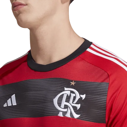 Camisa Flamengo Home 23/24 - Preta e Vermelha