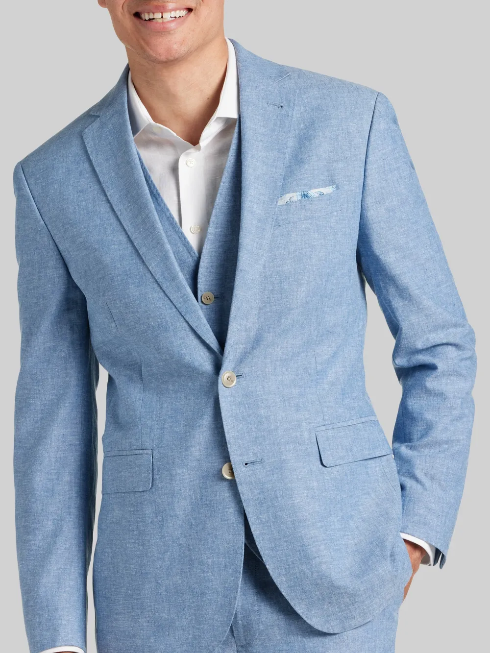 JOE Joseph Abboud Slim Fit Linen Blend Suit Jacket