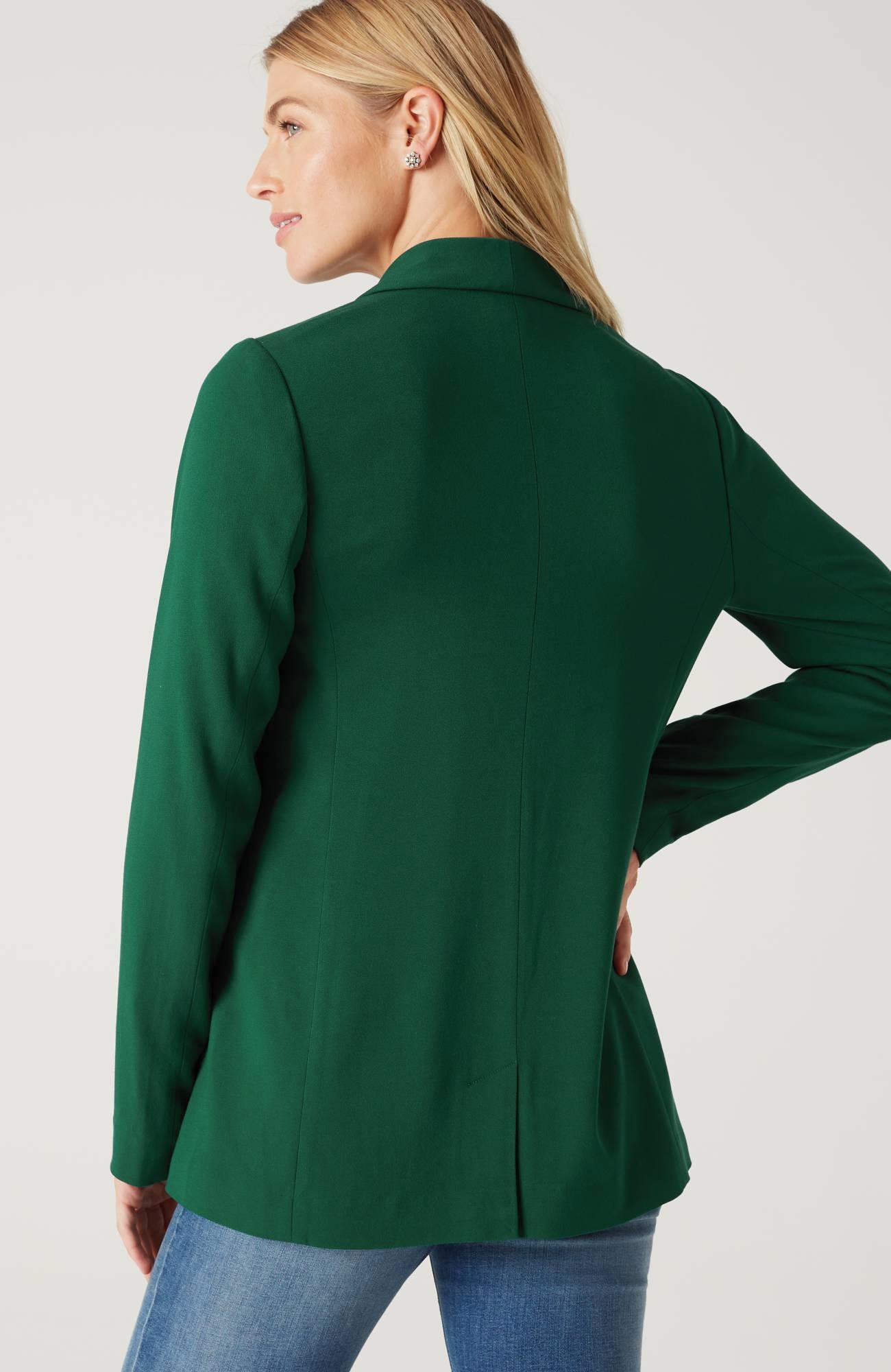 crepe blazer