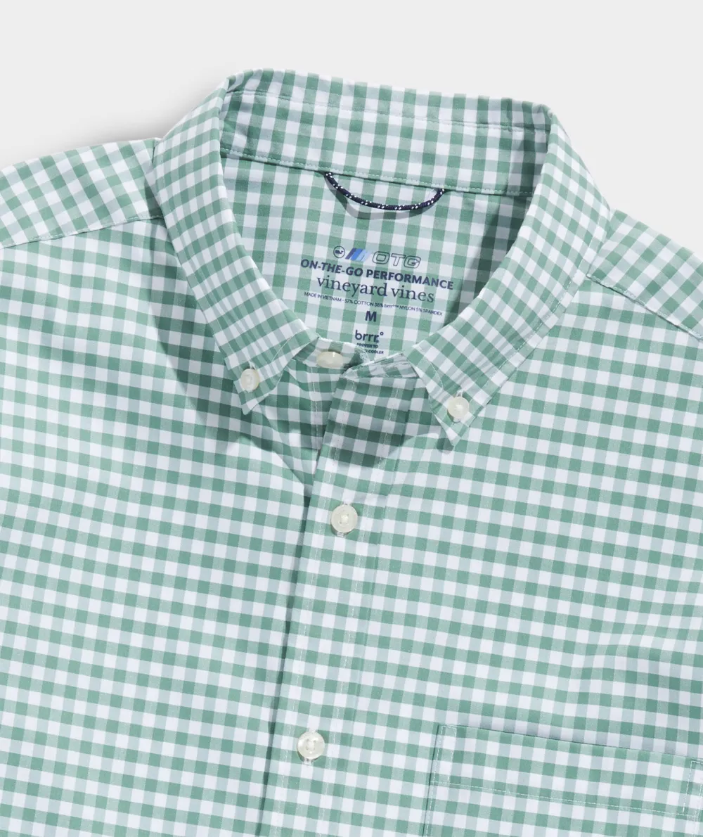 On-The-Go brrr° Gingham Shirt