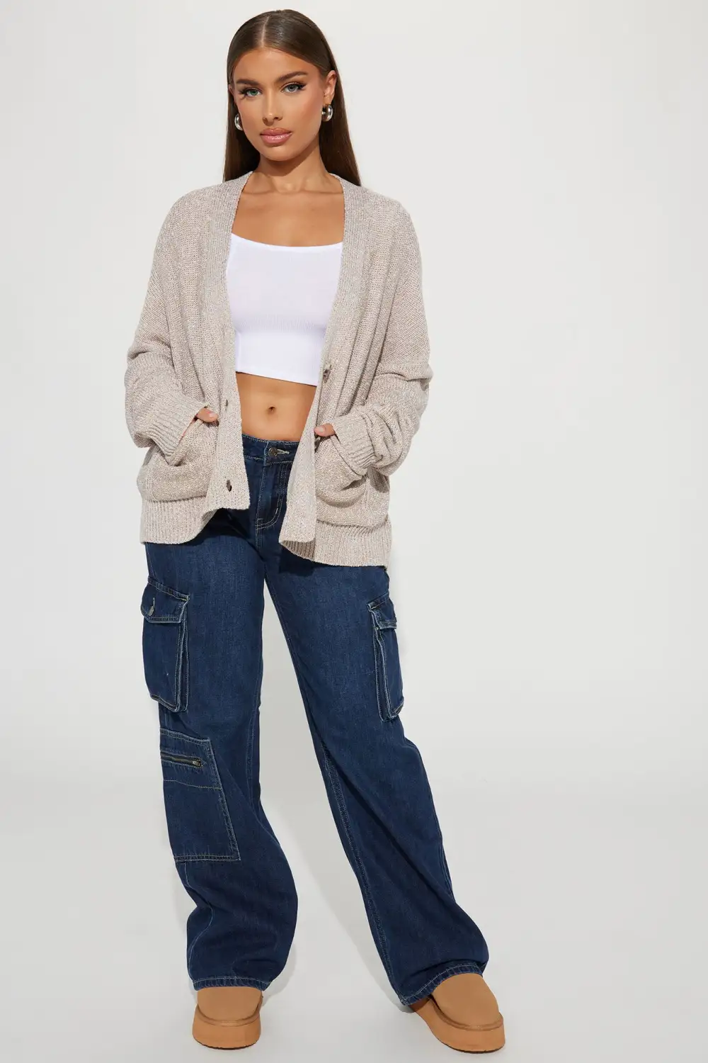 Audree Cardigan Sweater - Oatmeal
