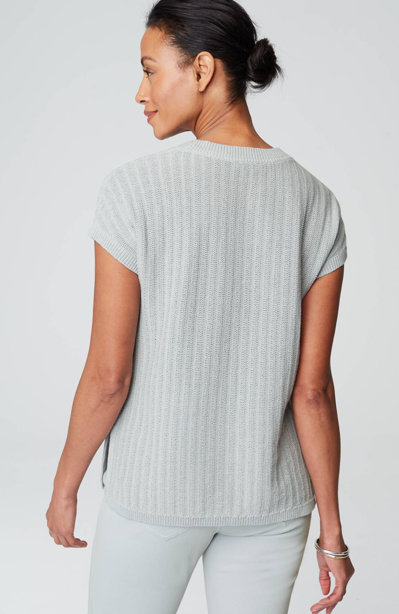 wearever lightweight textured pullover