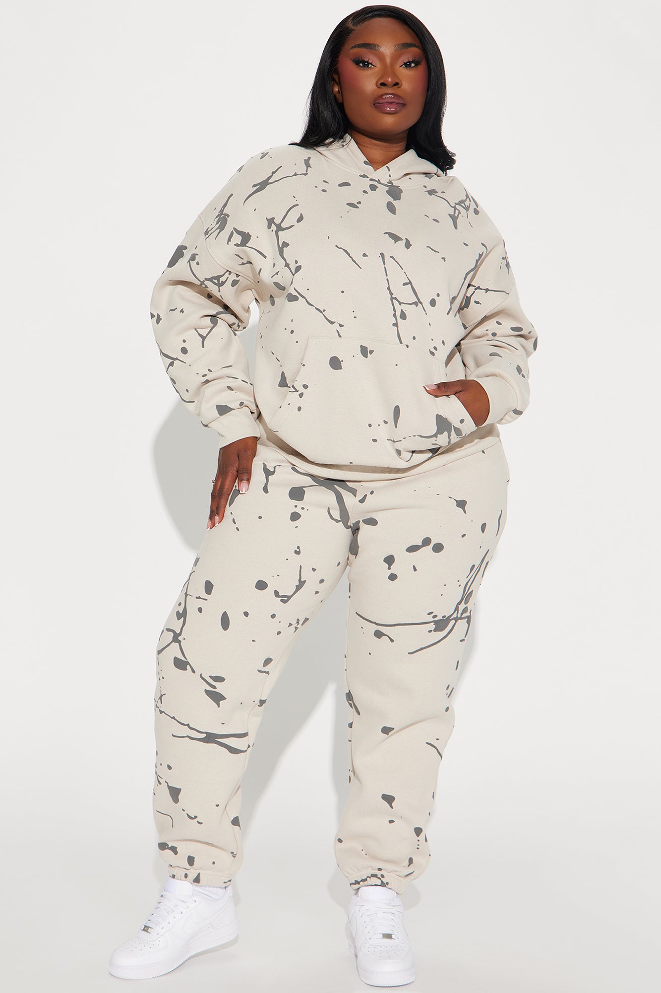 Paint Life Sweatsuit - Taupe
