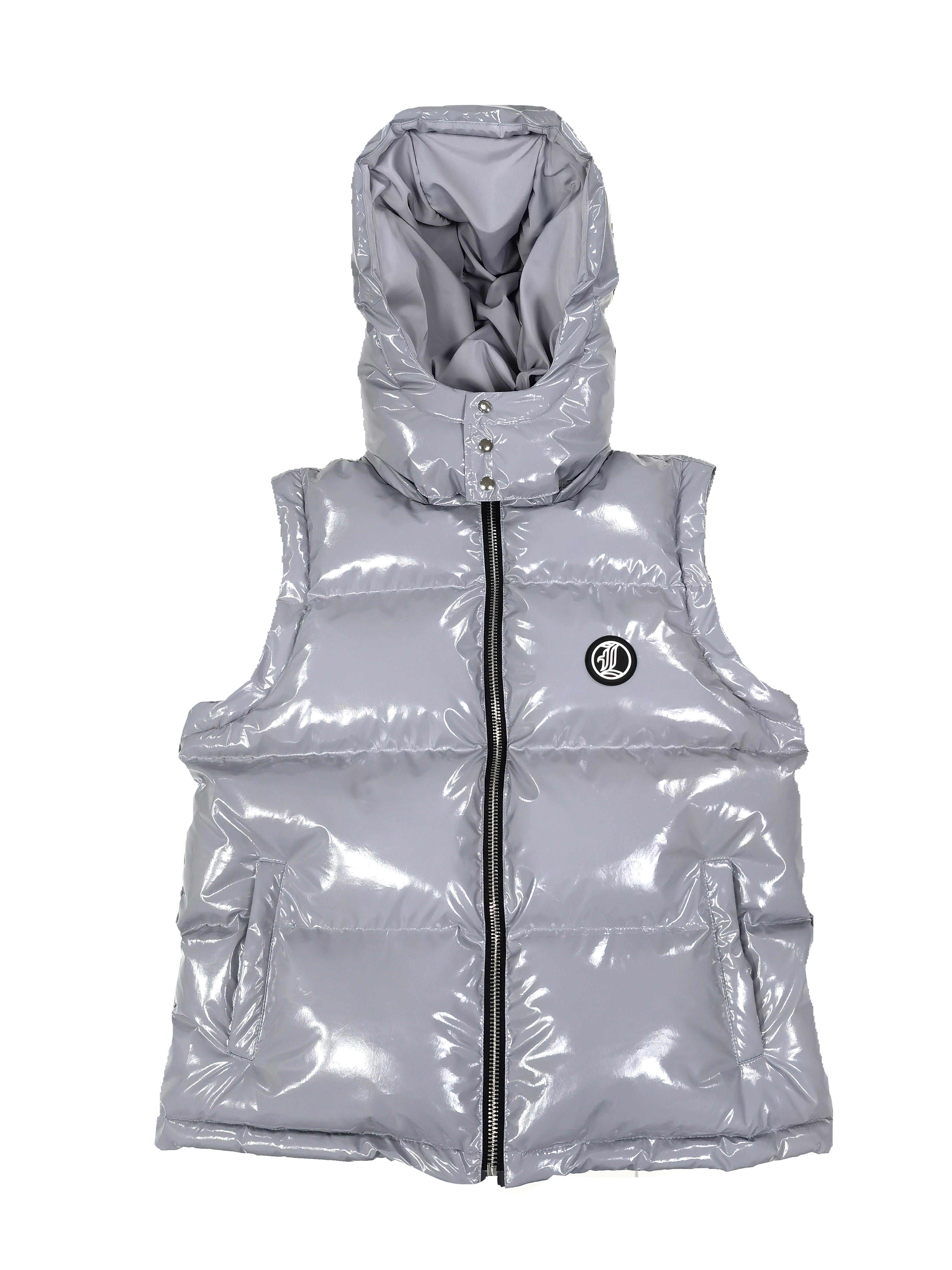 Puffer Jacket w/ detachable sleeves (bodywarmer) GREY