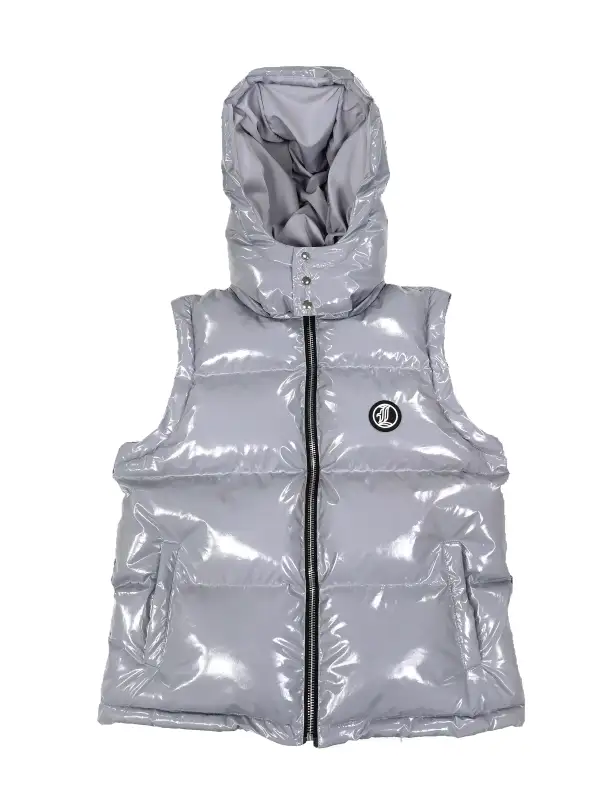 Puffer Jacket w/ detachable sleeves (bodywarmer) GREY