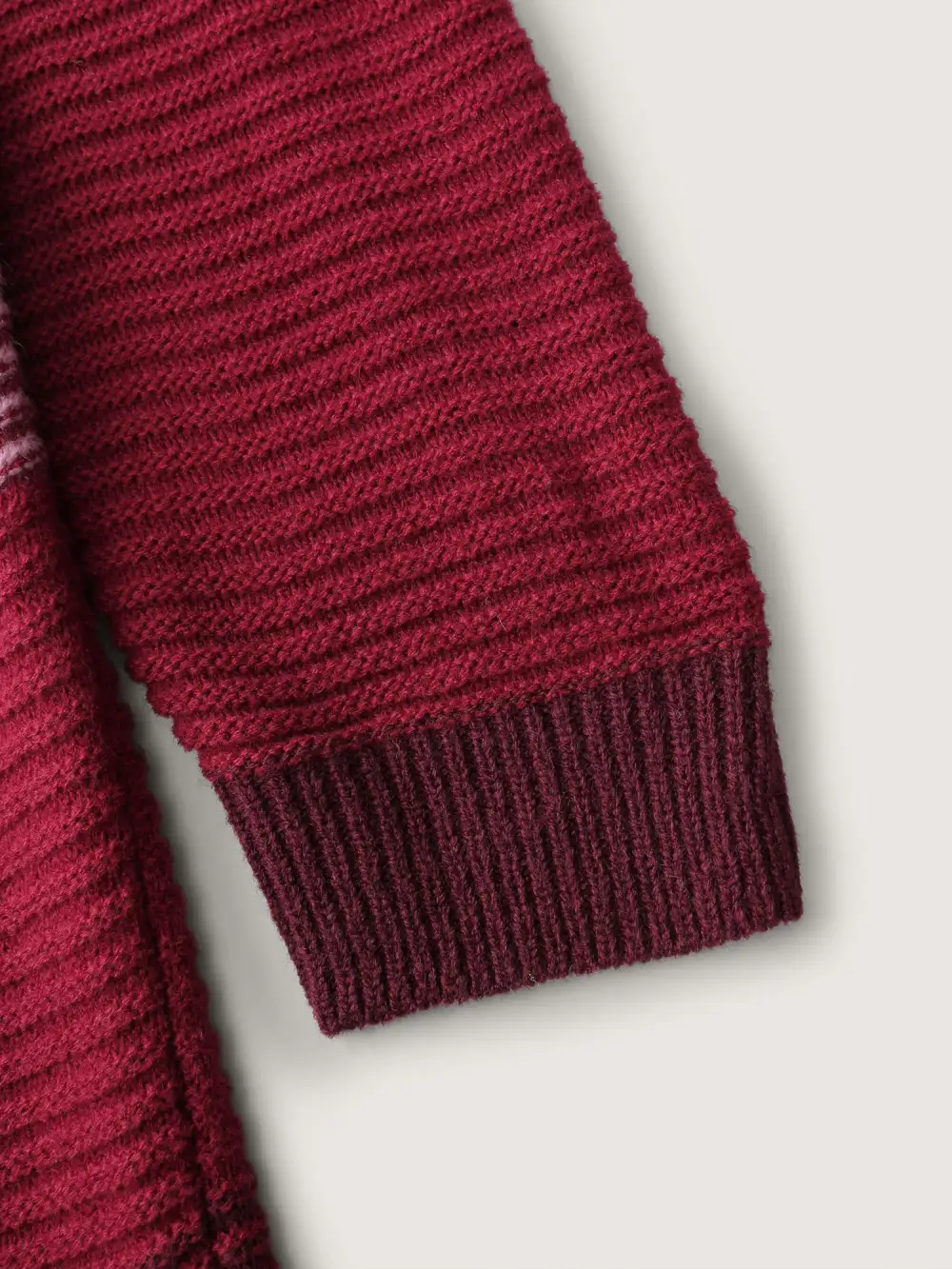 Colorblock Lapel Collar Knit Cardigan