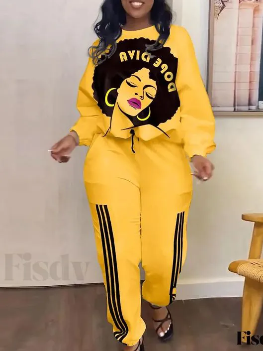Yellow 2 piece set tops and bottoms how perfect and cozy piece for your Halloween day