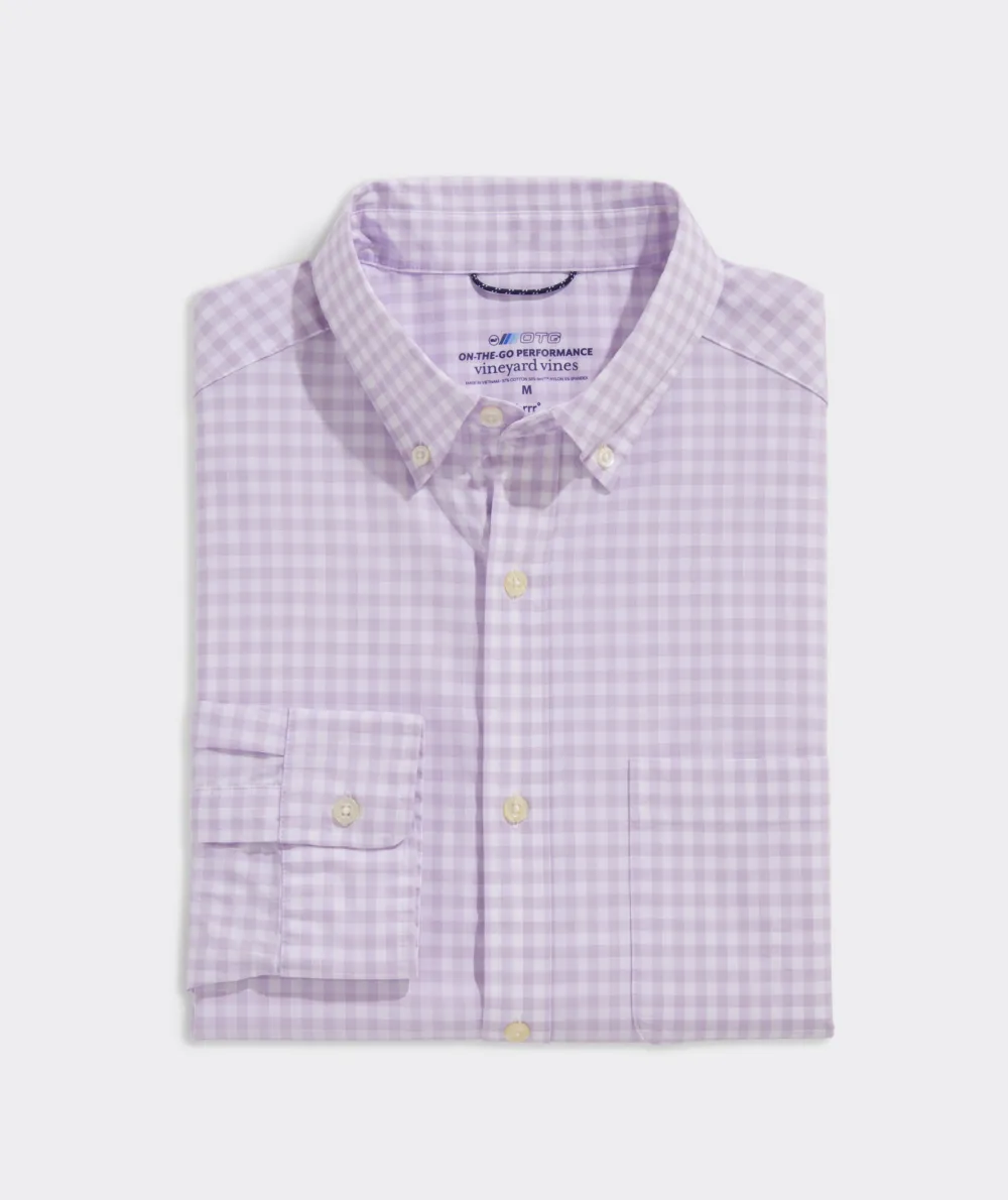 On-The-Go brrr° Gingham Shirt