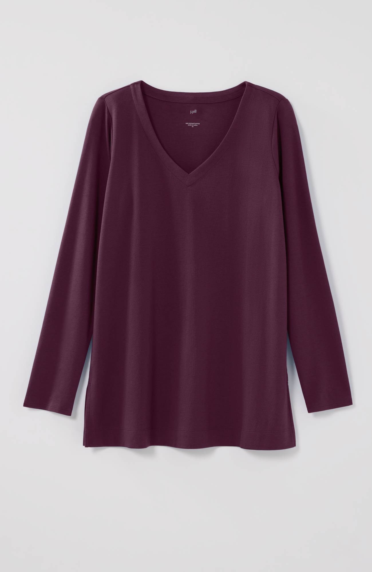Simply Supima® Side-Slit Tunic