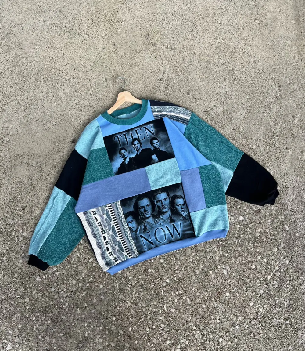 Green blue hoodie how perfect and cozy piece for your Halloween day