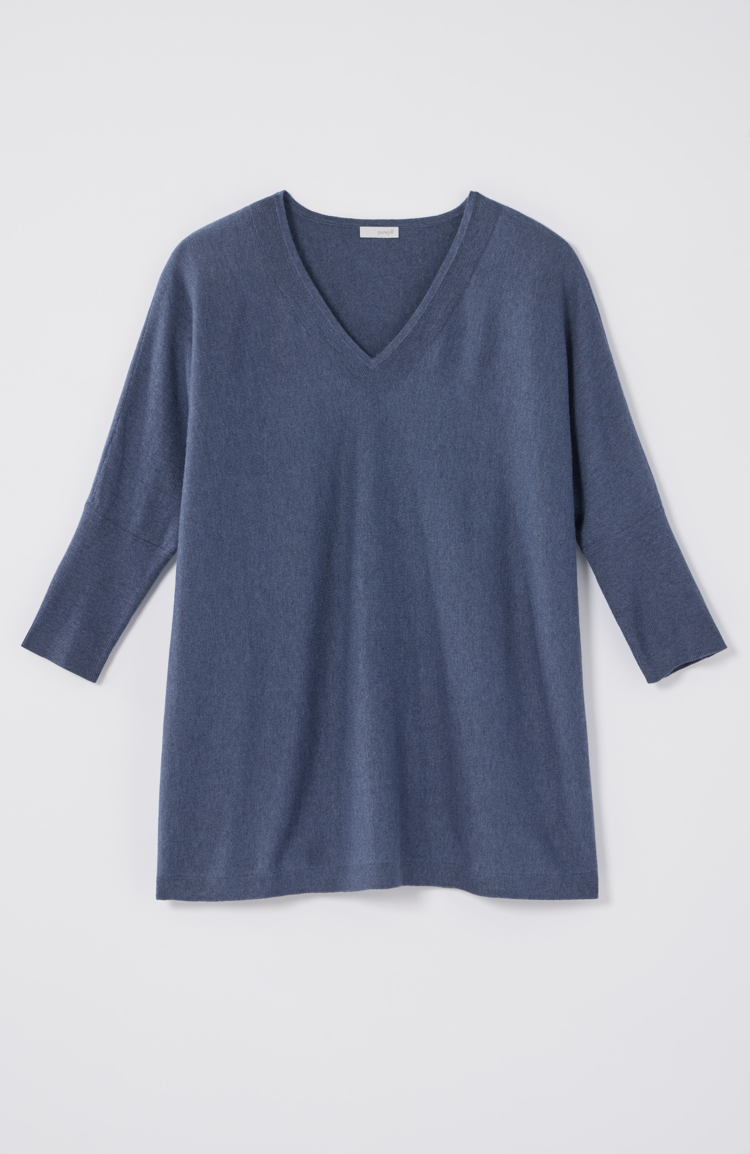Pure Jill Oversized V-Neck Sweater
