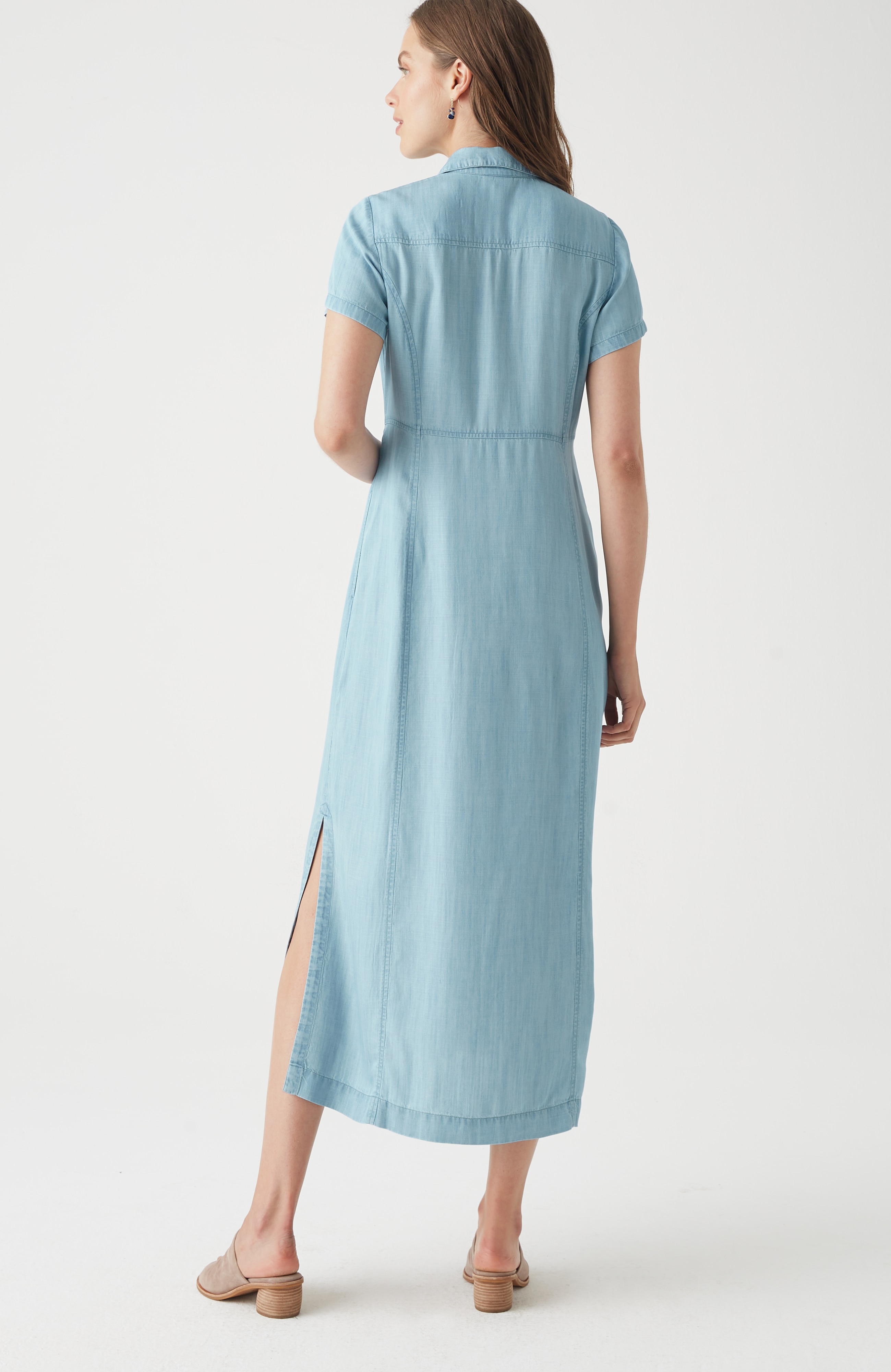 Indigo Shirtdress