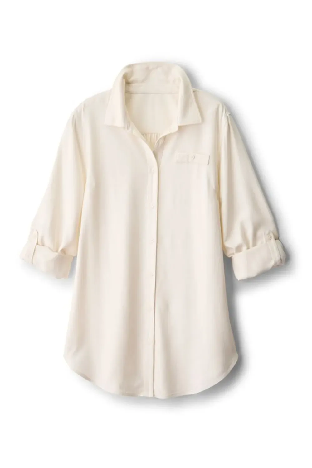 Iconic Long Sleeve Twill Big Shirt