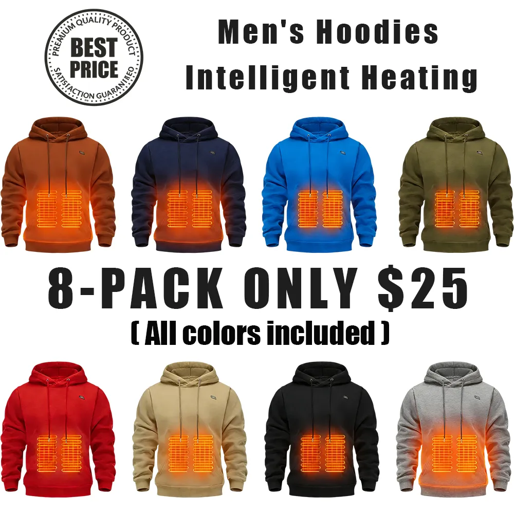 Men's Smart Heated Hoodie - Includes Power Bank