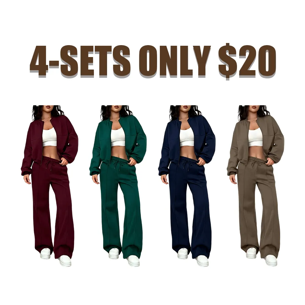Limited Women's Zipper Jacket & Pants Set