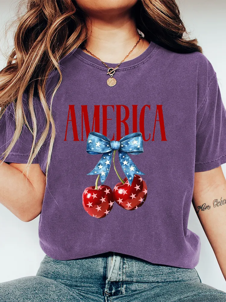 Women'S America Printed T-Shirt