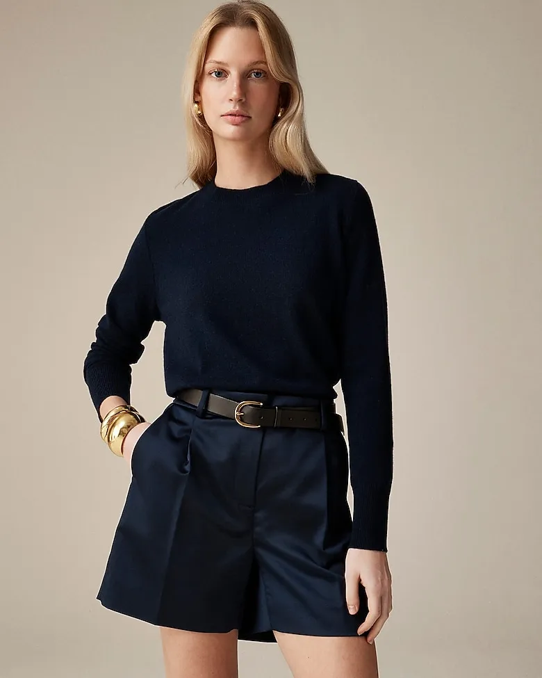 Cashmere classic-fit crewneck sweater