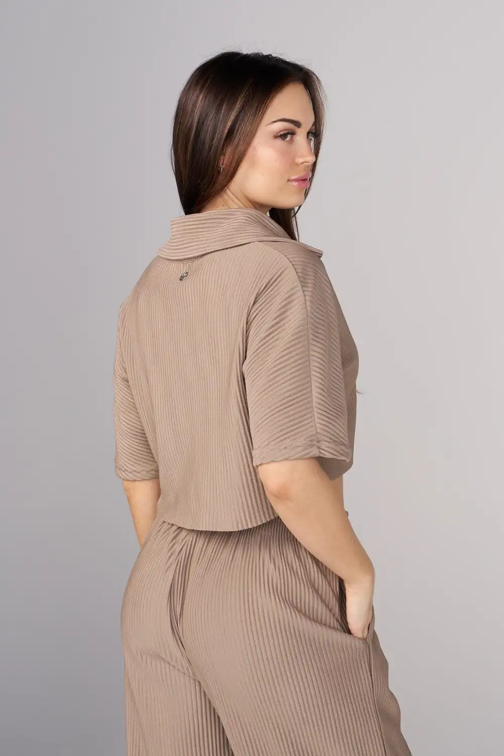W444 Aria Pleated Top