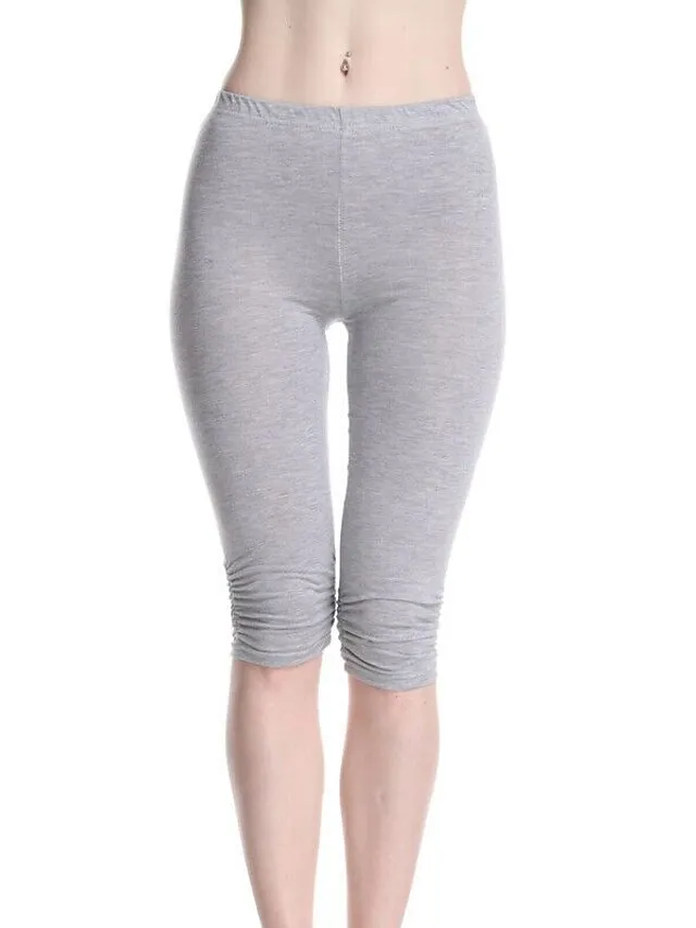 Women's Yoga Pants Sun Protection Tummy Control Butt Lift High Waist Yoga Fitness Gym Workout Capri Leggings Bottoms Violet Black White Sports Activewear High Elasticity Skinny