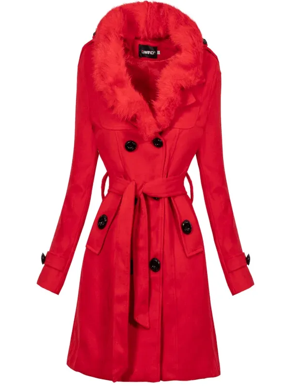 ELEGANT COAT HALIE white