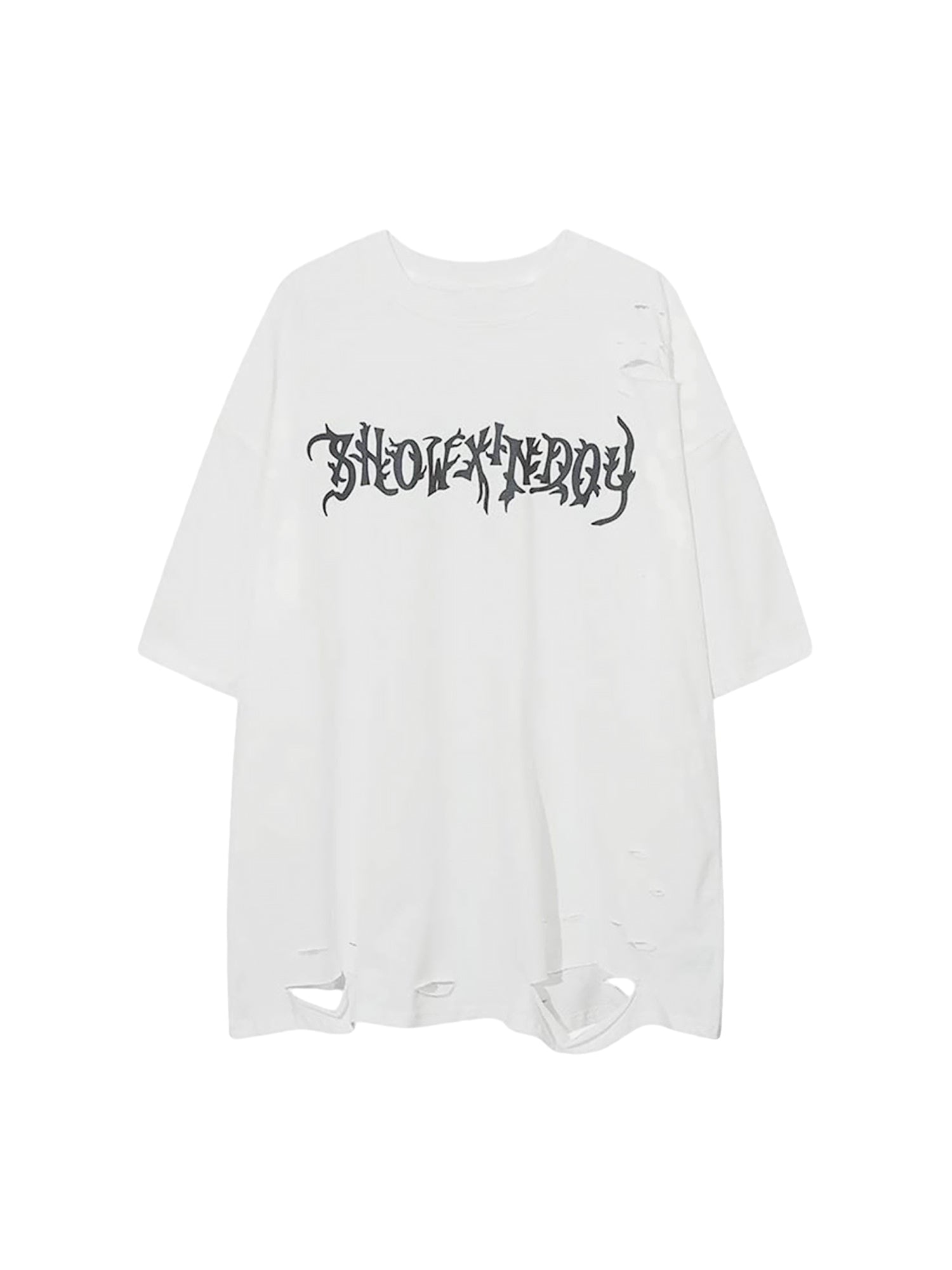 Skeleton Wings Print Raglan T-Shirt - 2083