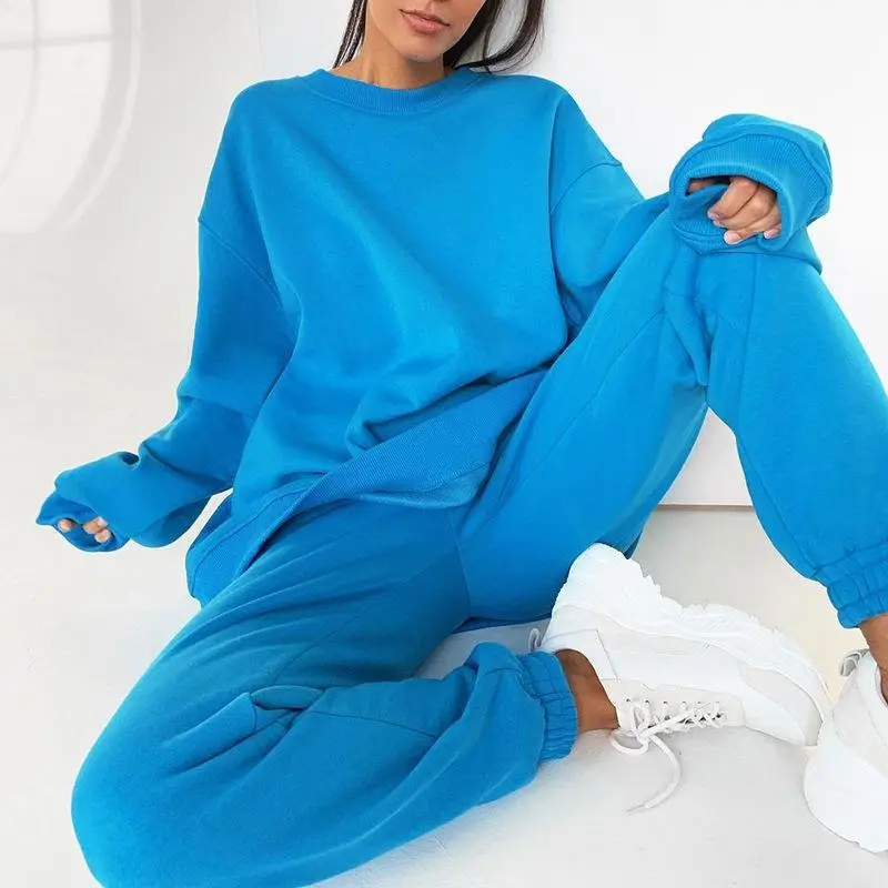 Ladies sports plus cashmere leisure suit