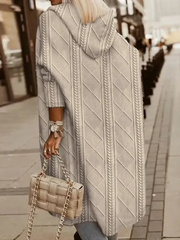 Women's Winter Coat Warm Comfortable Daily Pocket Open Front Turndown Casual Solid Color Regular Fit Outerwear Long Sleeve Spring Fall Pink Beige Coffee S M L XL 2XL