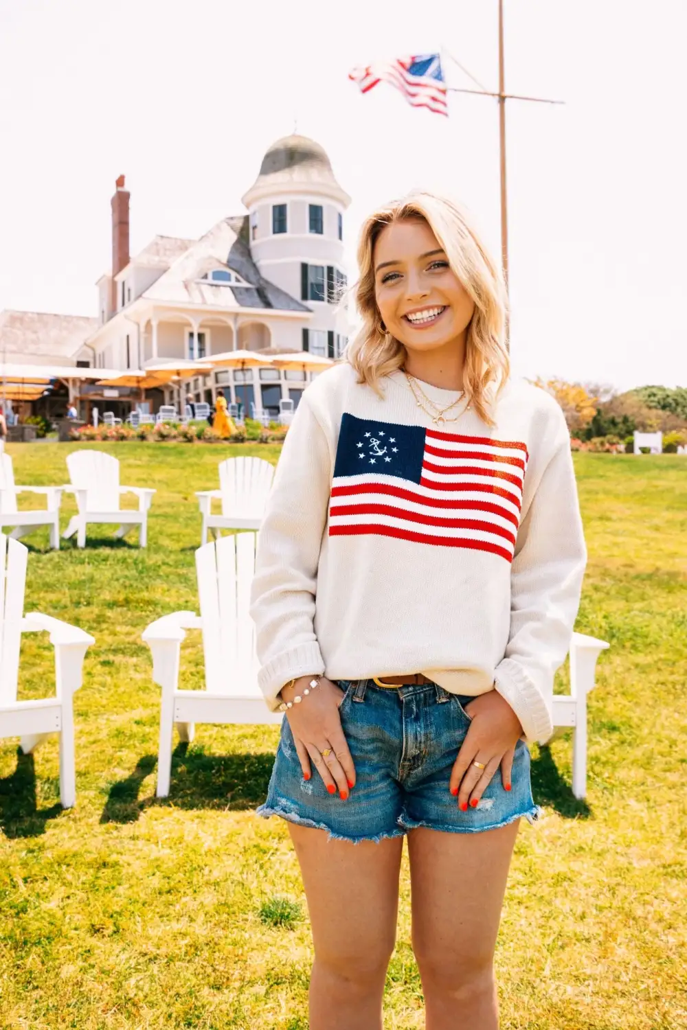 American Yacht Sweater- Cream